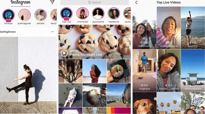 Instagram Adds Live Video With a Twist